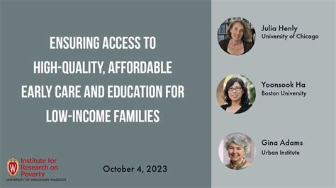 quality of cre in low income